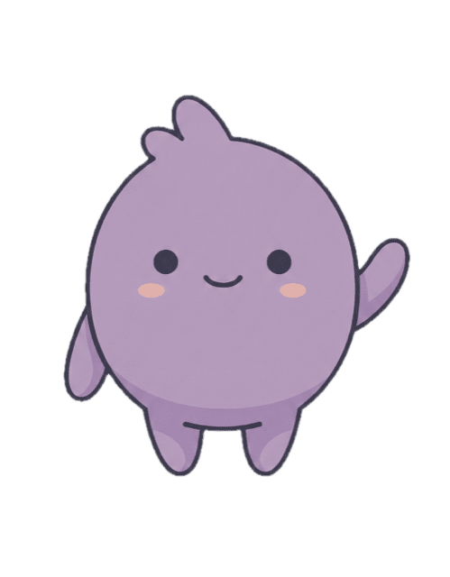 Dot the twin, waving